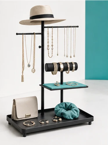 Exhibidor para joyas, accesorios y productos pequeños