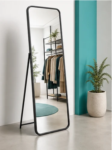 Espejo de pie para probador o sala de venta